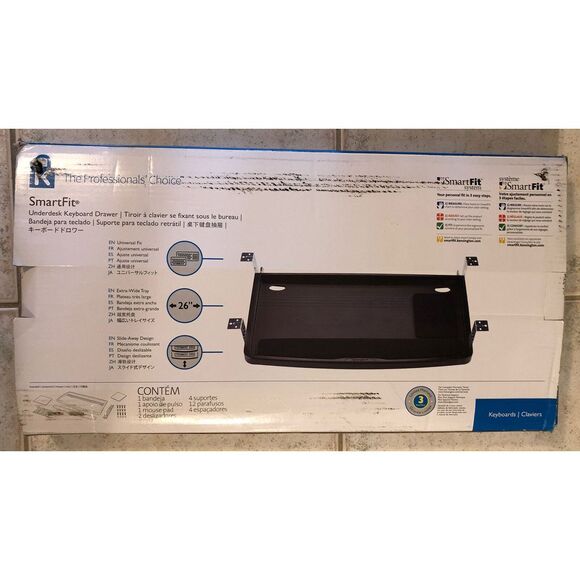 Kensington Under-desk Comfort Keyboard Drawer with SmartFit System K60004US - Picture 10 of 10